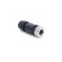 Connecteur femelle M12, 5 pol., codage B IP67, 4A, non-blindé